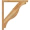 Ekena Millwork Funston Block Rough Sawn Bracket w/ Offset Brace, Western Red Cedar, 4"W x 28"D x 32"H BKT0402X28X32FST05RWR - alternate 4